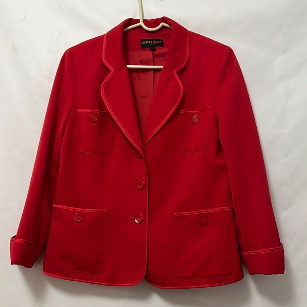GALLANT RED BLAZER /JACKET SIZE 10‎
